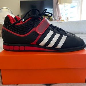 Adidas Powerlift 2.0 Black Red sz 10 used